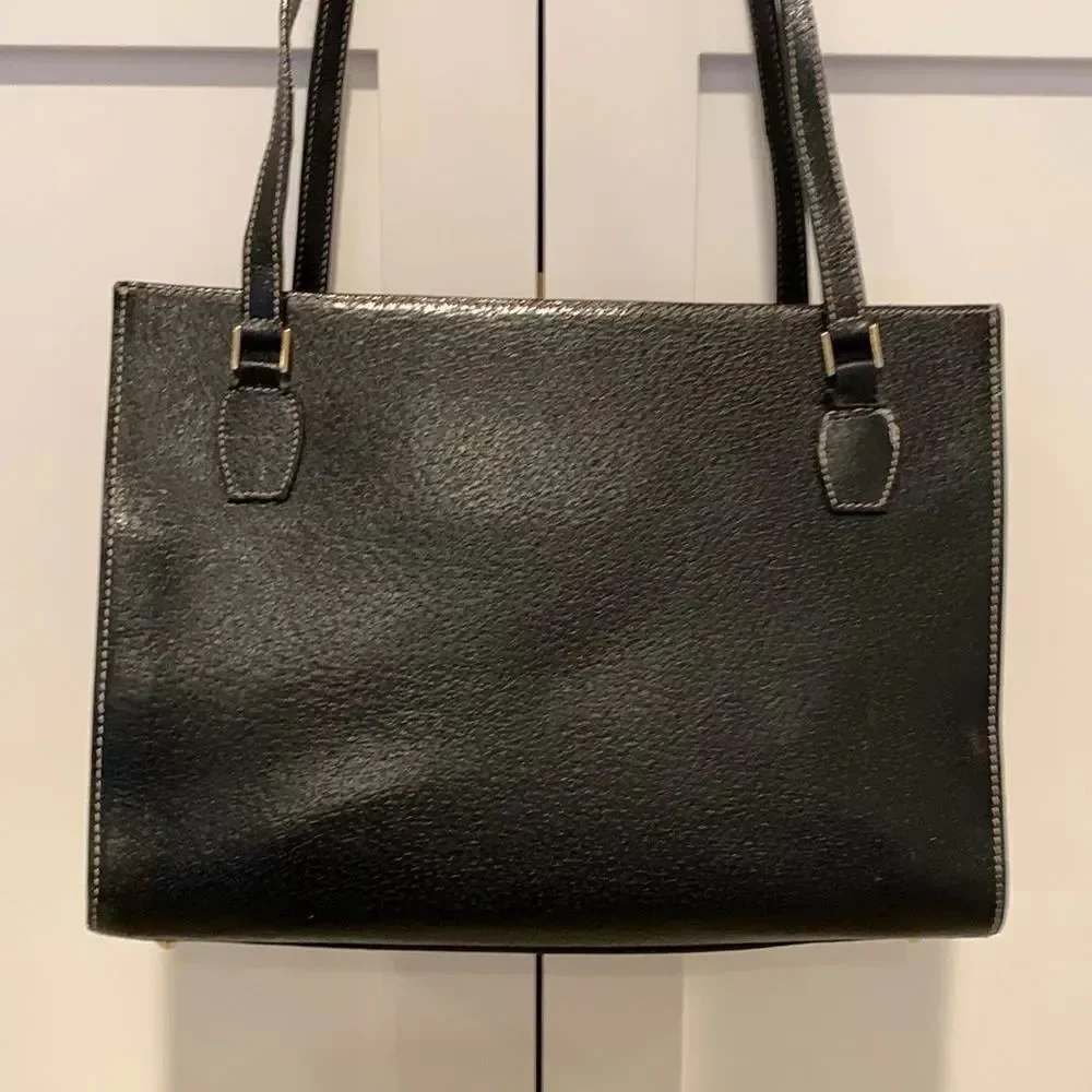Kate Spade Wellesley Quinn Medium Shoulder Tote in Black Pebbled Leather